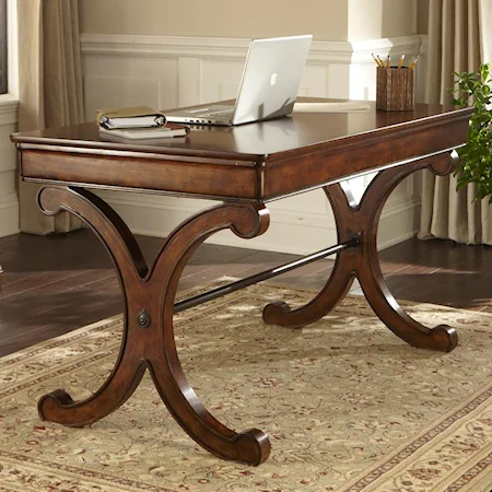 Writing Desk with Center Drop Down Front Drawer